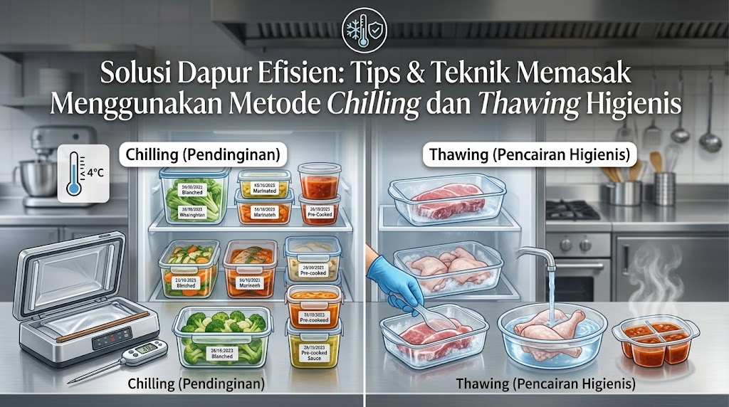 Solusi Dapur Efisien: Tips & Teknik Memasak Menggunakan Metode Chilling dan Thawing Higienis